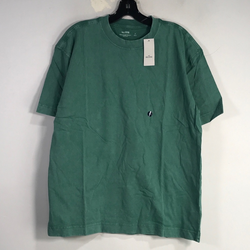 Hollister Heavy Weight Boxy Fit T-Shirt, Men's Size M - Green
